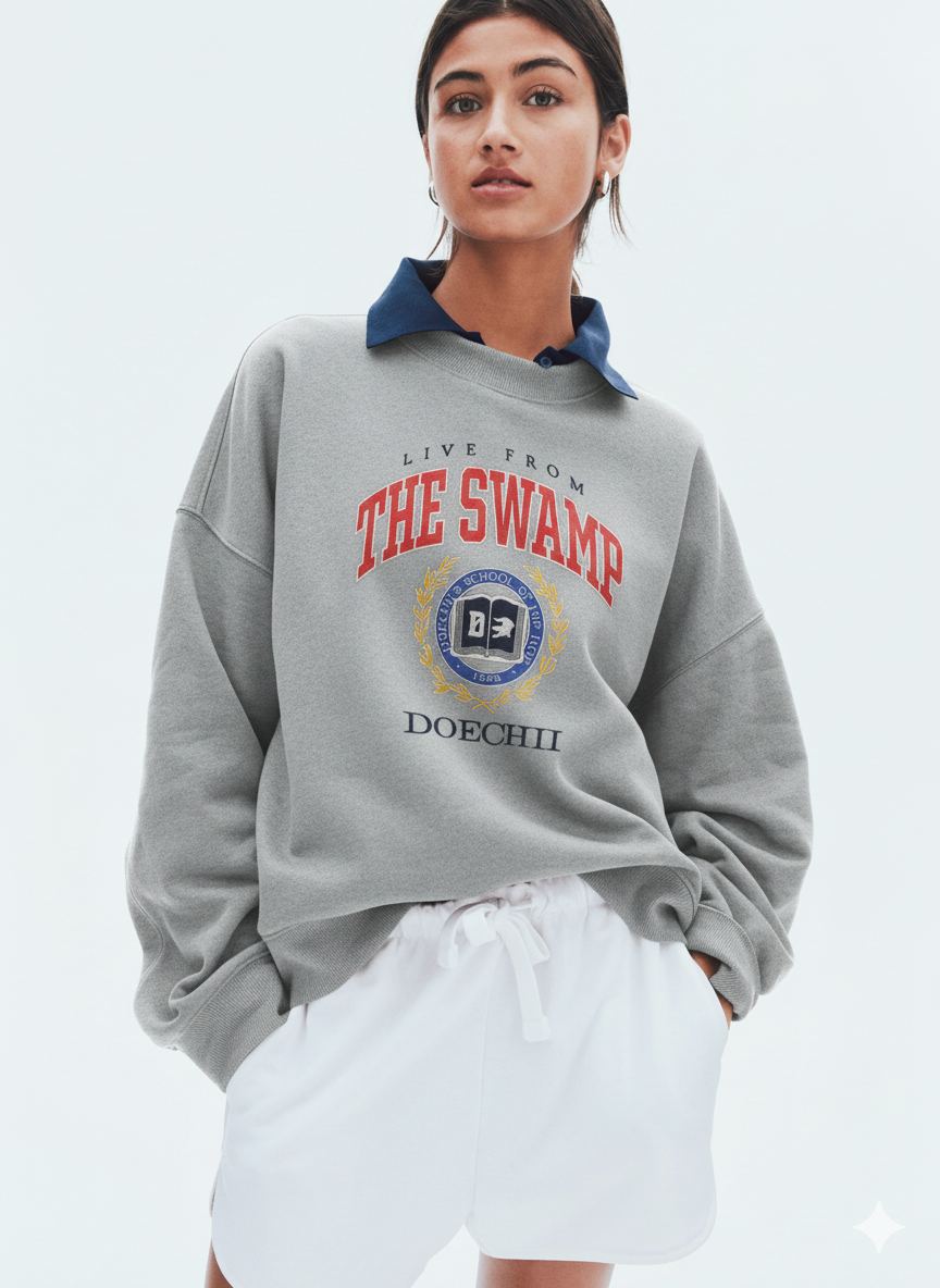 Doechii Swamp University Crewneck | Doechii Live from the Swamp Tour Sweatshirt — Doechii Tour Merch - Image 2
