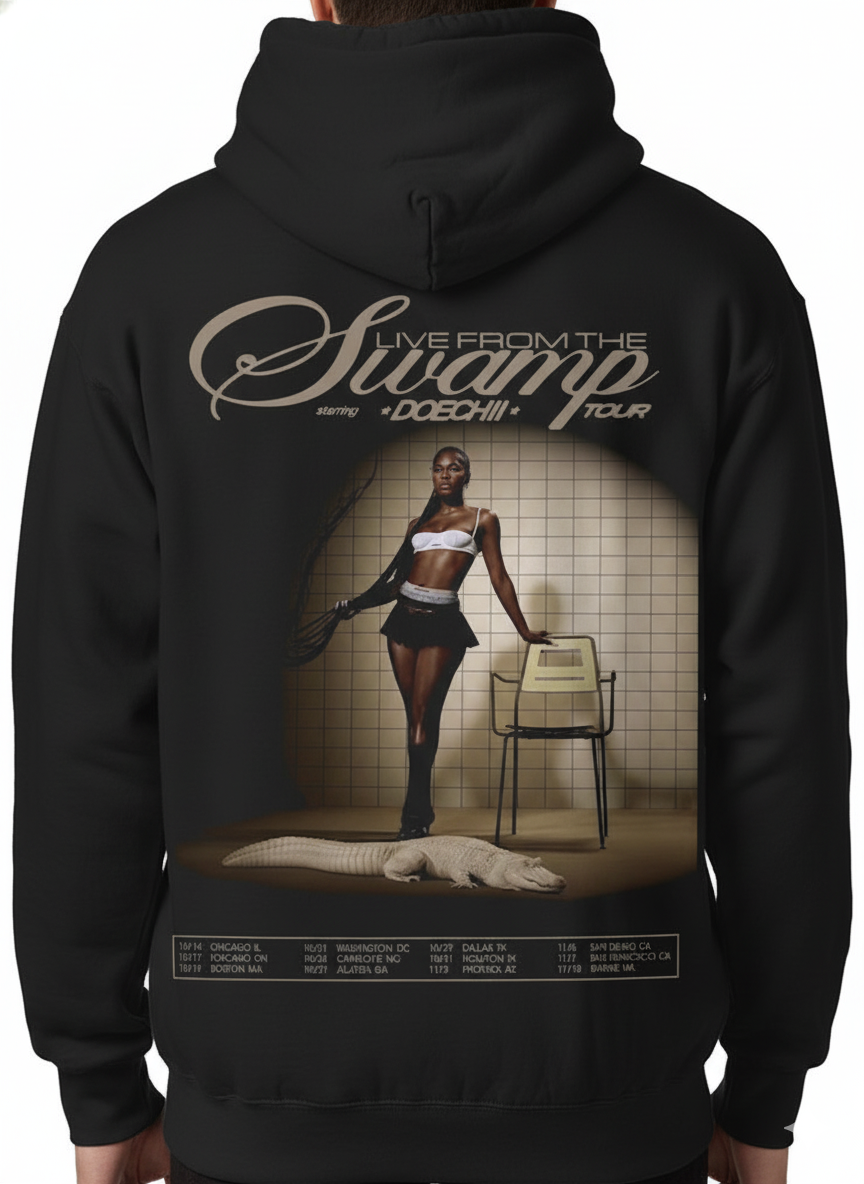 Doechii Swamp Princess Tour Hoodie | 2025 Doechii Live from the Swamp Tour Merch - Image 2