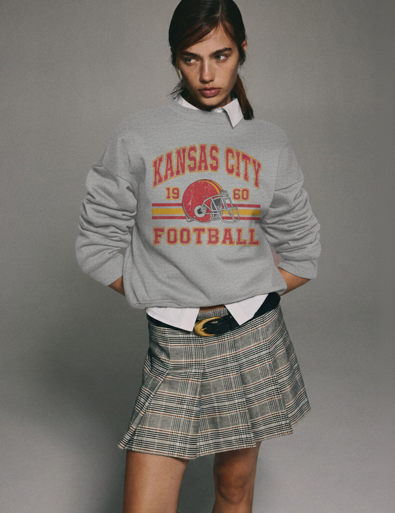 90s Style Kansas City Football Sweatshirt | Vintage Kansas City Crewneck — Football Cozy Outfits - Image 3