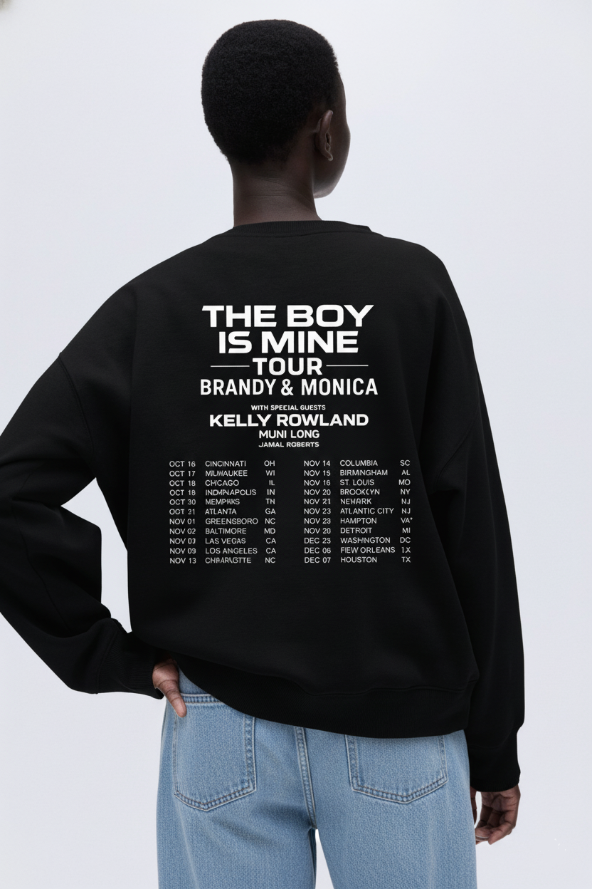 The Boy Is Mine Tour Crewneck | Brandy and Monica Sweatshirt — Concert Cozy Outfits - Image 2