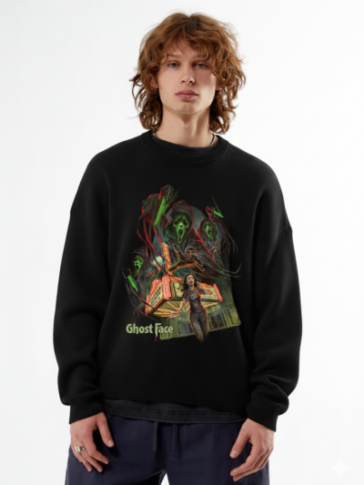 Father Death II GhostFace Sweatshirt | Halloween Crewneck — Classic Horror Cozy Outfits