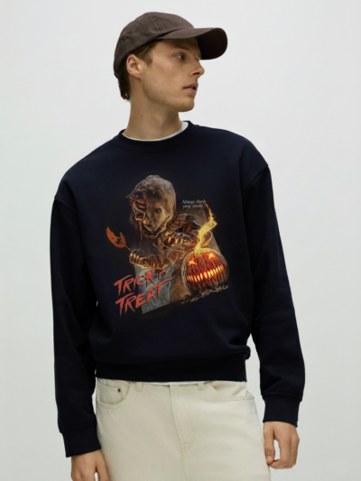 Trick 'R Treat Crewneck | Halloween Sweatshirt — Classic Horror Cozy Outfits