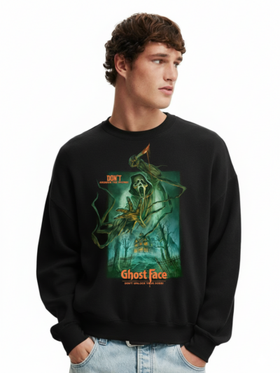 Ghostface Crewneck | Halloween Sweatshirt — Classic Horror Cozy Outfits