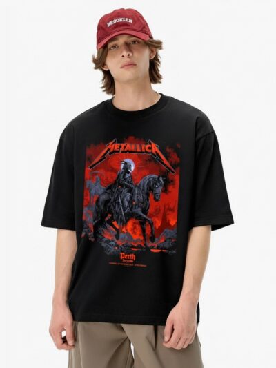 Metallica M72 World Tour Perth Australia 2025 | Reaper Rider Graphic T-Shirt