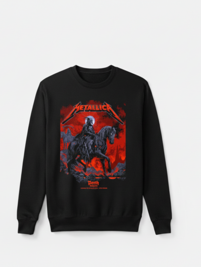 Metallica M72 World Tour Perth Australia 2025 | Reaper Rider Graphic Sweatshirt