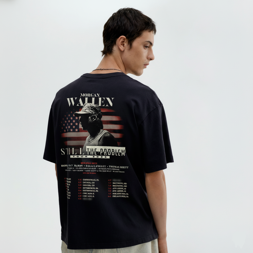 Morgan Wallen Still The Problem Tour 2026 | Double-Sided Country Concert T-Shirt - Image 2