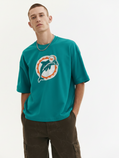Miami Dolphins Vintage Logo T-Shirt | Classic Football Fan Tee