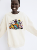 Pokémon Halloween Sweatshirt | Pikachu, Bulbasaur, Squirtle & Charmander Cozy Fall Crewneck