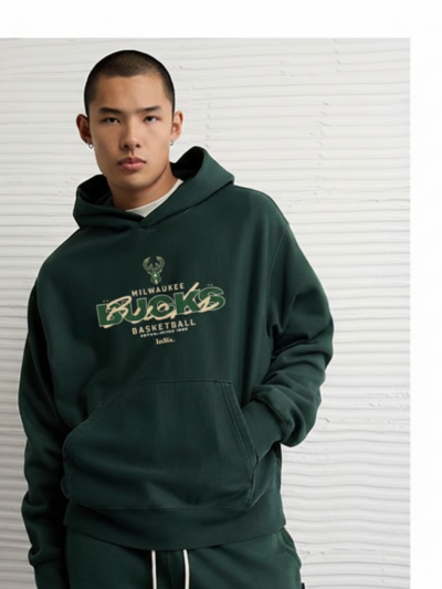 Bucks In Six Double Double Milwaukee Bucks Hoodie | Classic NBA Basketball Streetwear Pullover