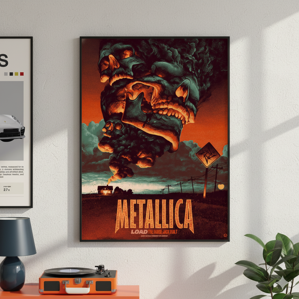 Metallica “The House Jack Built” | Load Poster Series — Premium Semi-Glossy Print | Hypetops - Image 2