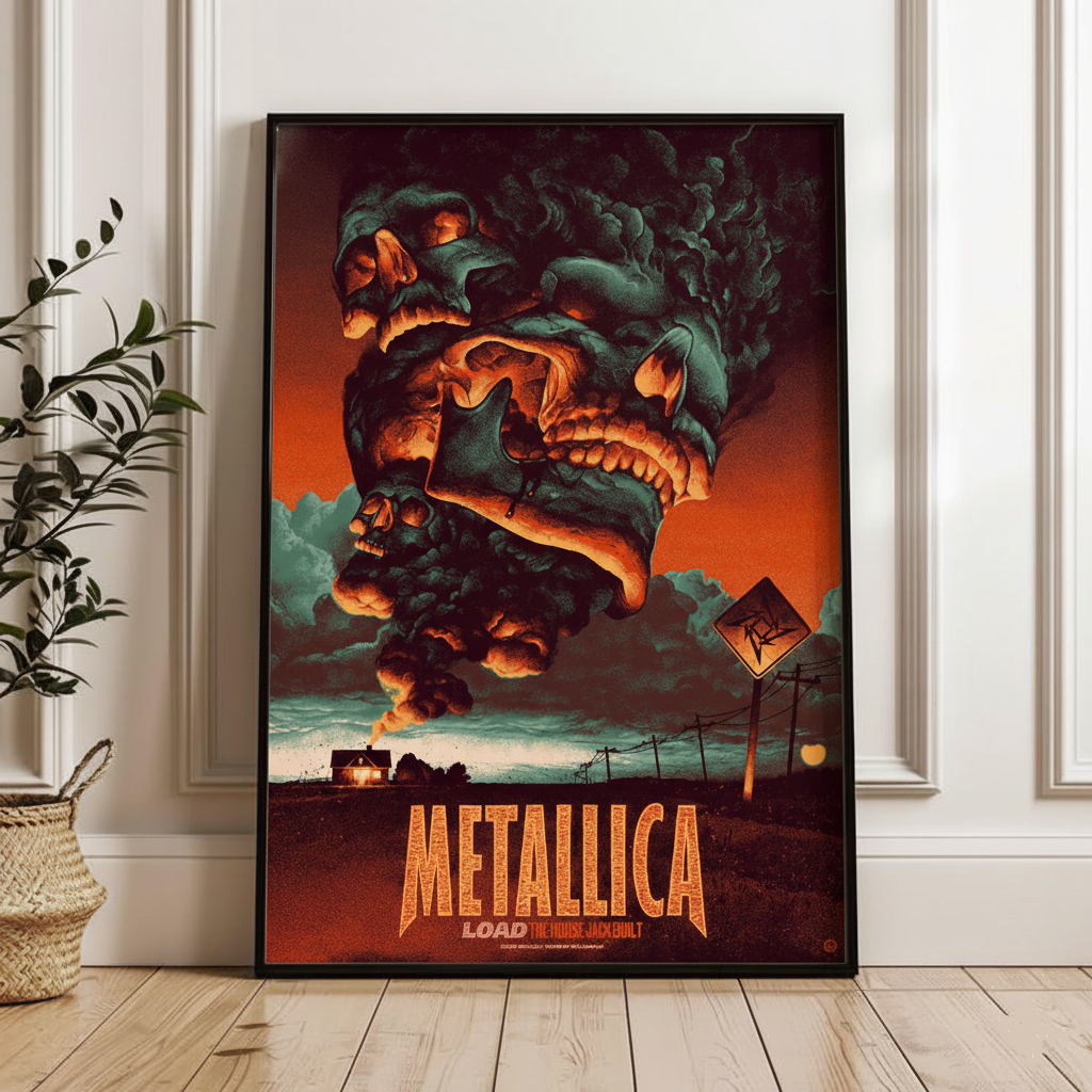 Metallica “The House Jack Built” | Load Poster Series — Premium Semi-Glossy Print | Hypetops