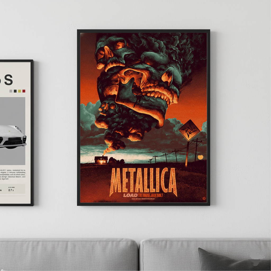 Metallica “The House Jack Built” | Load Poster Series — Premium Semi-Glossy Print | Hypetops - Image 3