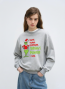 The Grinch Christmas | “Rock Paper Scissors Throat Punch” Funny Quote — Holiday Sweatshirt | Hypetops