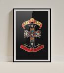 Guns N’ Roses | Appetite for Destruction — Classic Album Art Poster | Premium Semi-Glossy Print