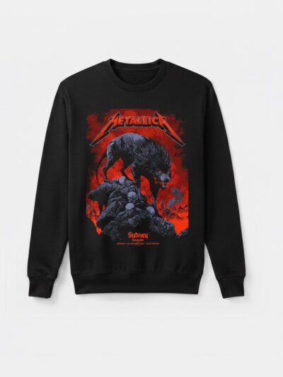 Metallica M72 World Tour Sydney 2025 | Hellhound Graphic Sweatshirt