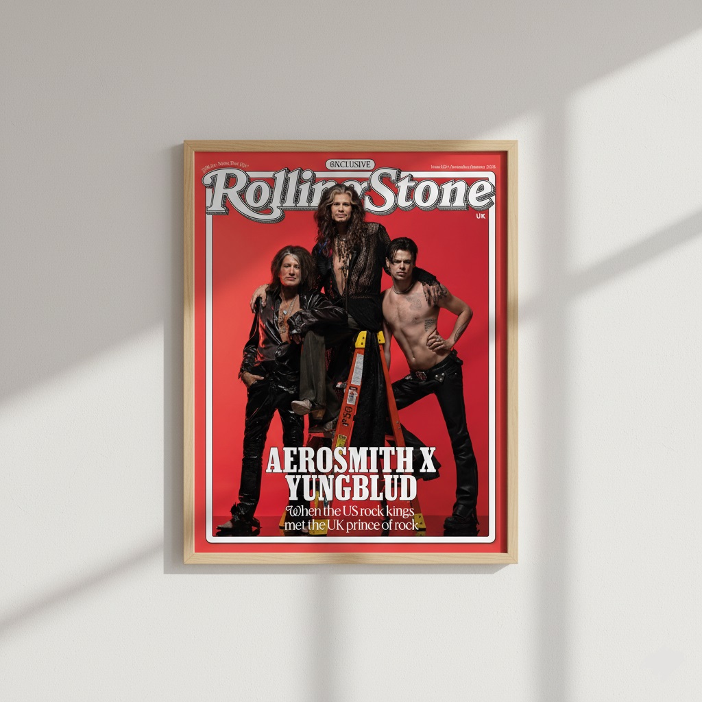 Aerosmith x Yungblud Limited Edition Poster | Rolling Stone UK Cover Art - Image 2