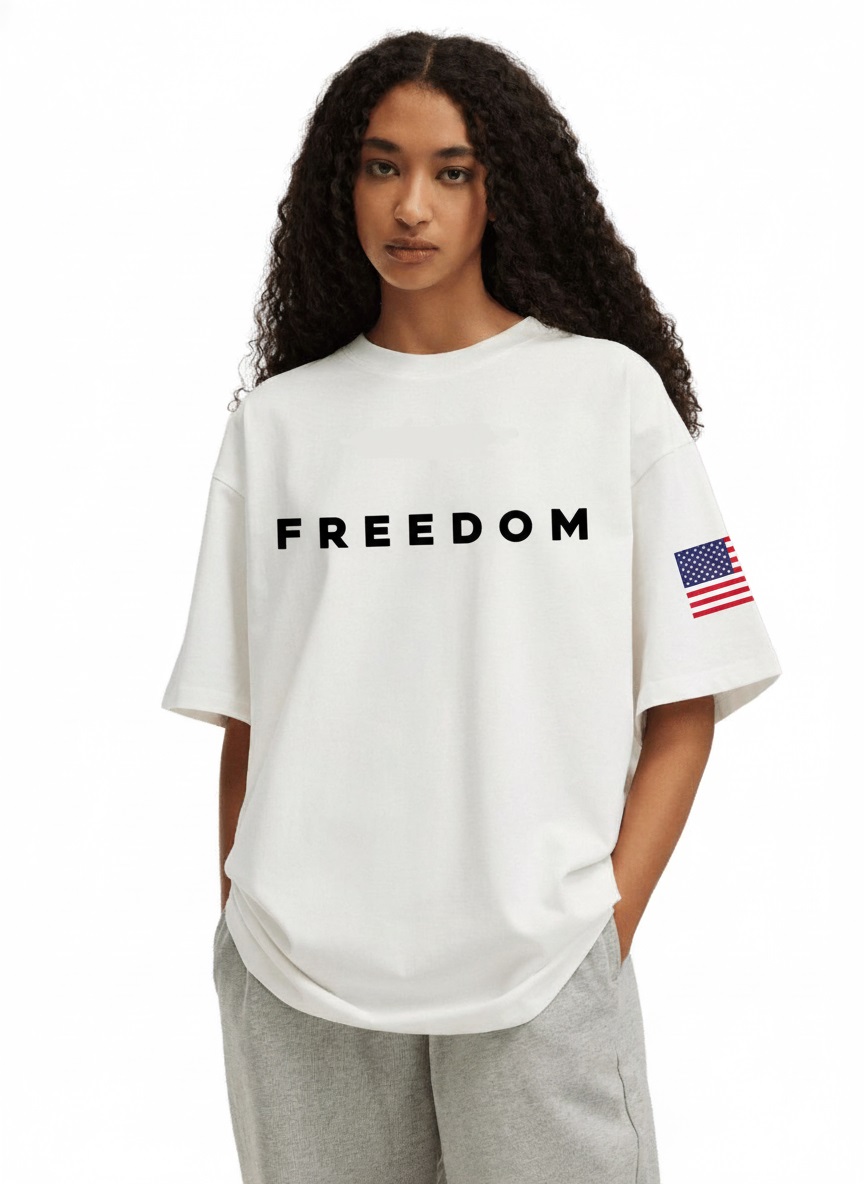 Charlie Kirk Freedom Shirt | USA Flag Turning Point USA Tee