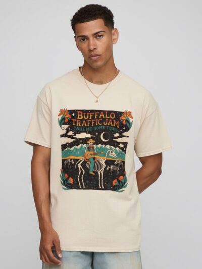 Buffalo Traffic Jam Take Me Home Tour 2026 T-Shirt | Double-Sided Country Folk Concert Tee