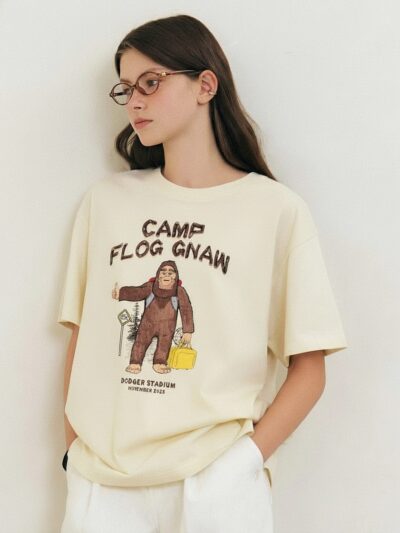 Camp Flog Gnaw 2025 Lineup T-Shirt | Double-Sided Sasquatch Graphic Tee