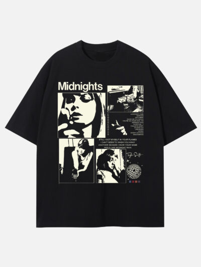 Taylor Swift Midnights Vintage Shirt | Retro Album Graphic T-Shirt – Eras Tour Merch, Taylor Unique Shirt