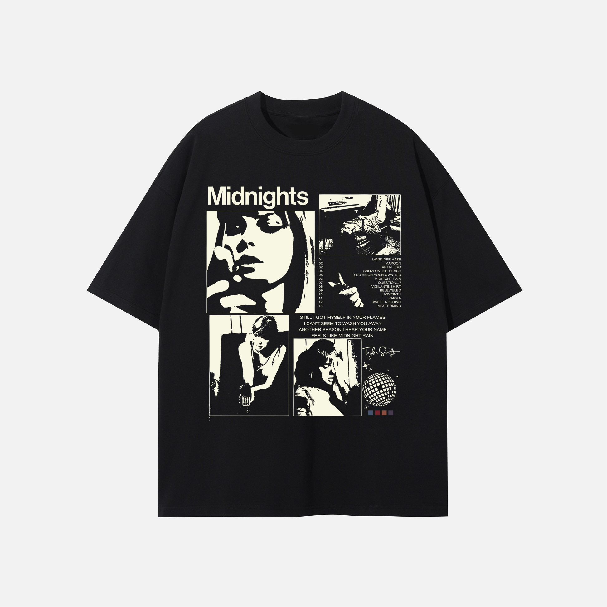 Taylor Swift Midnights Vintage Shirt | Retro Album Graphic T-Shirt – Eras Tour Merch, Taylor Unique Shirt