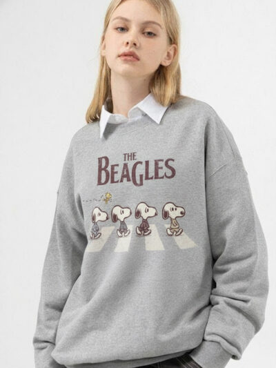 Snoopy “The Beagles” Vintage Shirt | Snoopy Abbey Road Shirt – Cute Retro Cartoon T-shirt, Sweatshirt & Hoodie