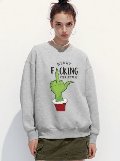Merry F!cking Christmas Shirt | Funny Grinchmas Holiday Tee – Grinch Xmas Parody Apparel