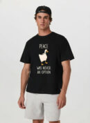 Peace Was Never An Option Shirt | Funny Goose Meme Tee – Dark Humor Goose Apparel