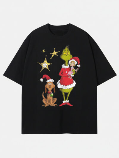 Grinch & Max Christmas Shirt | Cute Holiday Design Tee – Grinch Xmas Collection Apparel