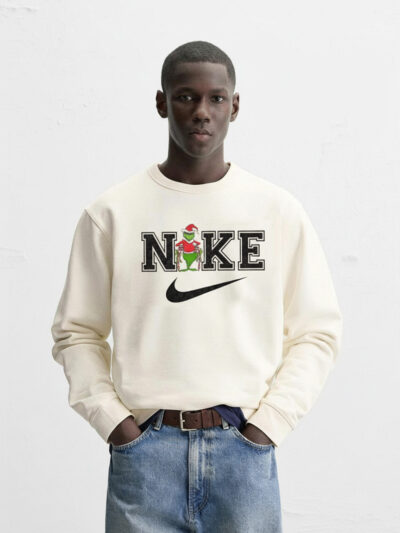 Nike x Grinch Christmas Shirt | Nike Black Logo Tee – Grinch Xmas Holiday Shirt