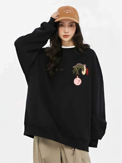 Merry Grinchmas Shirt | Y2K Girly Grinch Aesthetic Tee – Cute Christmas Graphic Apparel