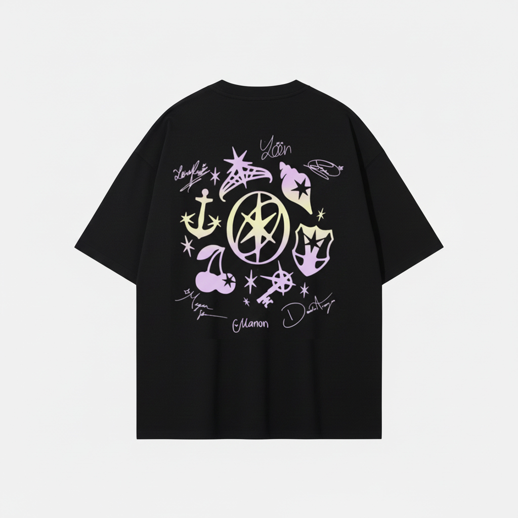 KATSEYE Signed Shirt | All Member Vintage Graphic Tee – Katseye Album Merch - Image 6