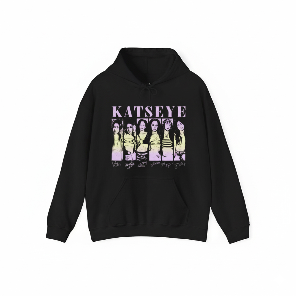 KATSEYE Signed Shirt | All Member Vintage Graphic Tee – Katseye Album Merch