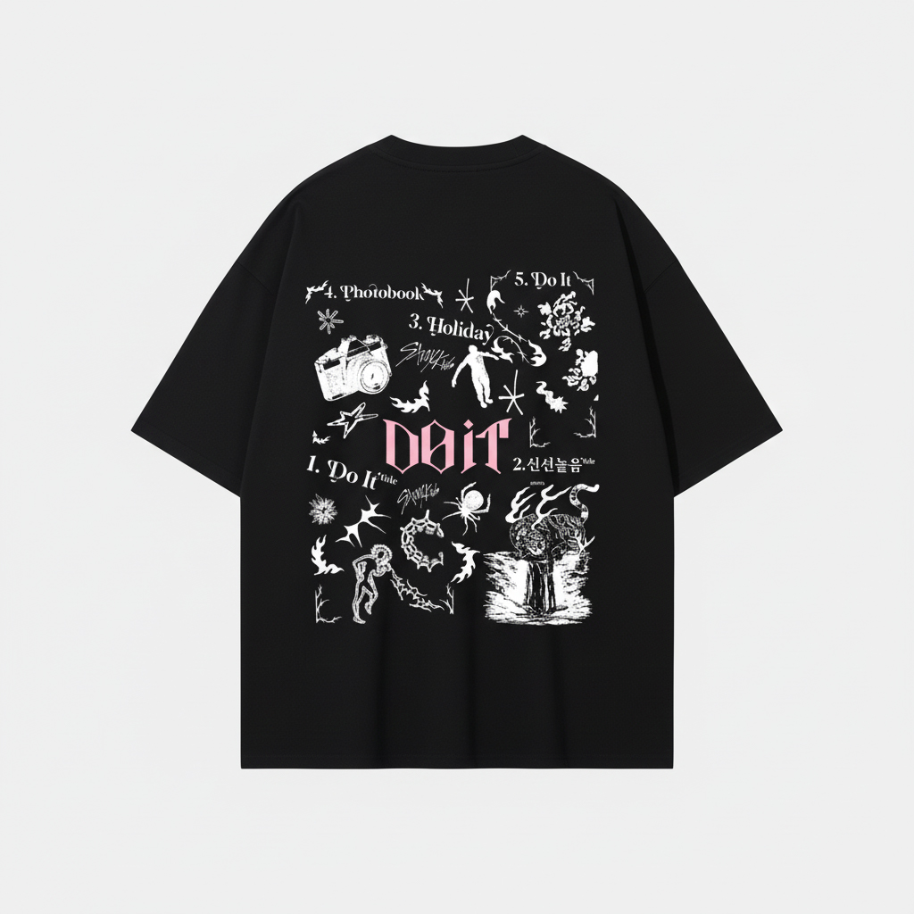 Stray Kids “Do It” Tracklist Shirt | SKZ IT TAP T-shirt – Stray Kids DomiATE World Tour Sweatshirt & Hoodie - Image 6