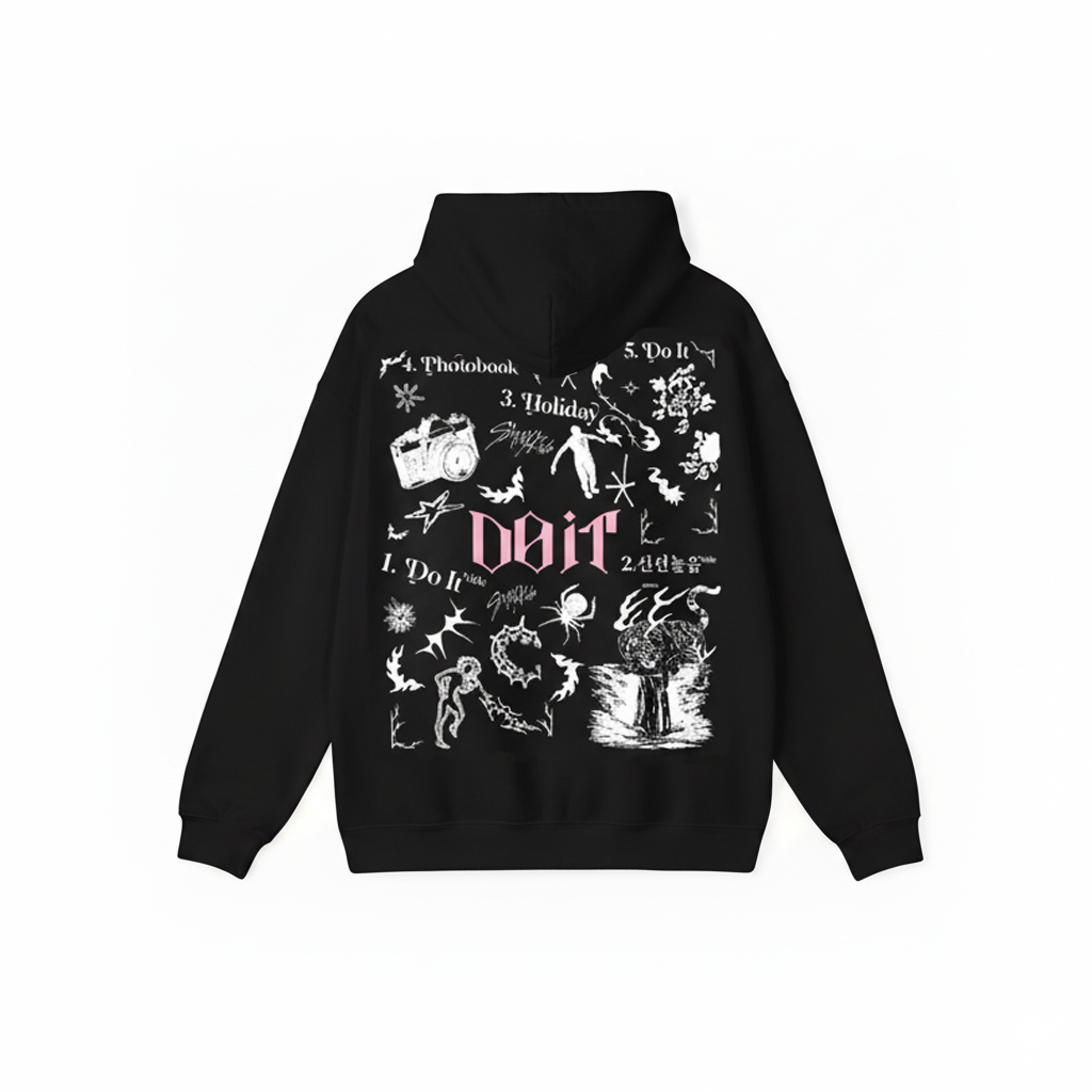 Stray Kids “Do It” Tracklist Shirt | SKZ IT TAP T-shirt – Stray Kids DomiATE World Tour Sweatshirt & Hoodie - Image 4