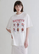 KATSEYE All Member Signed Shirt | Beautiful Chaos World Tour Tee – Chibi Graphic K-pop Merch
