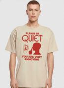 Please Be Quiet Shirt – You Are Very Annoying | Funny Library Office Joke Shirt for Introverts – Vintage Humor Tee