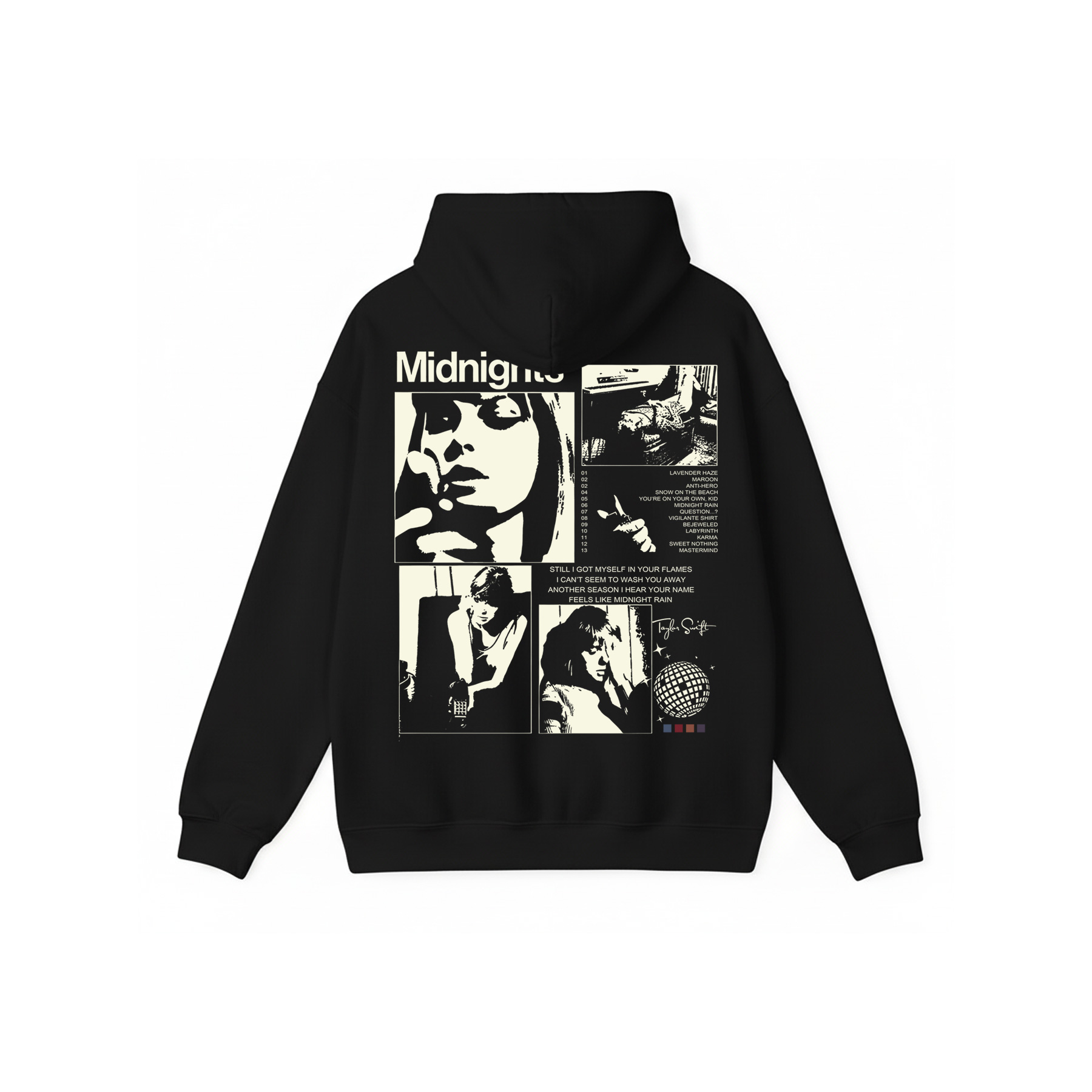 Taylor Swift Midnights Vintage Shirt | Retro Album Graphic T-Shirt – Eras Tour Merch, Taylor Unique Shirt - Image 4