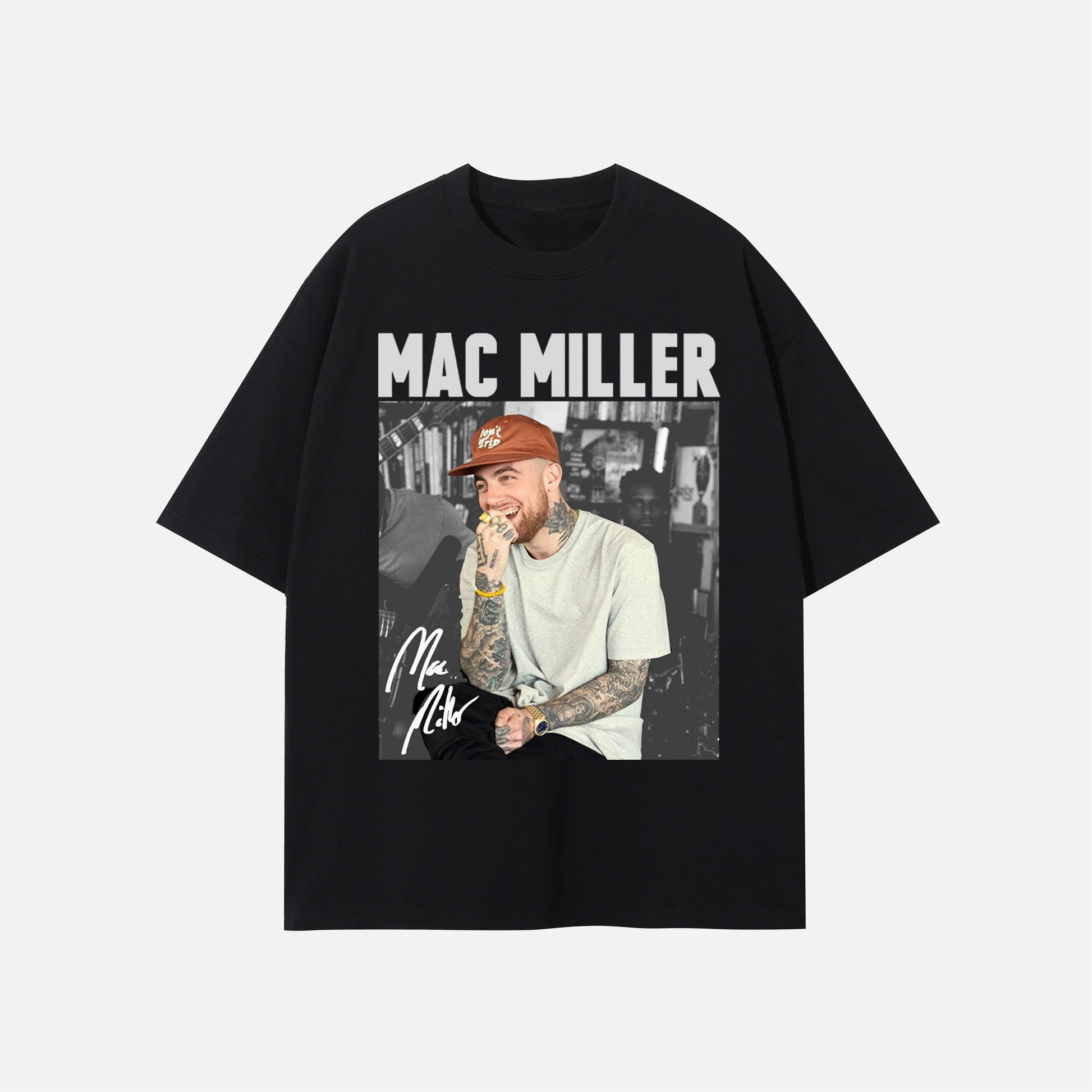 Mac Miller Shirt – Vintage Mac Miller Photo T-Shirt | Mac Miller Signature Sweatshirt & Hoodie