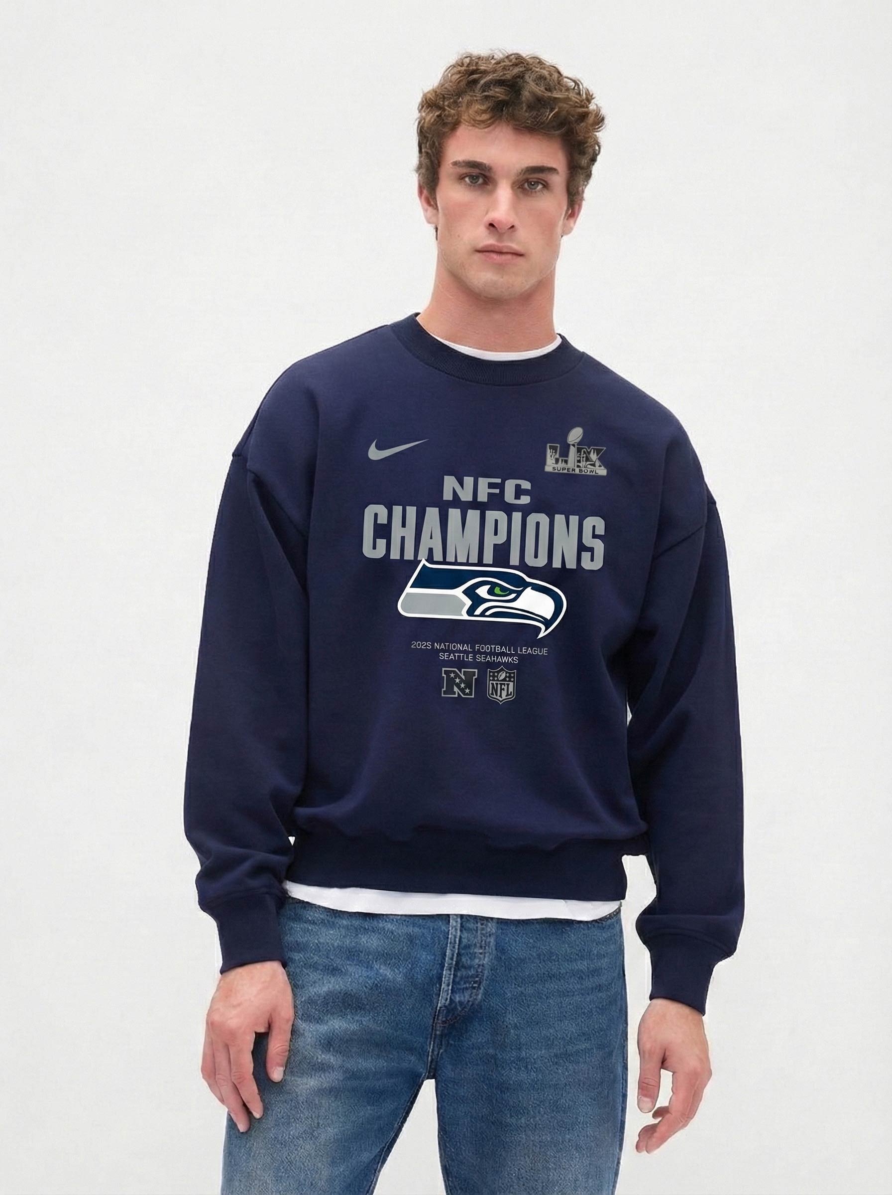 Seattle Seahawks NFC Champions Shirt | NFC West Championship Shirt – Seahawks Super Bowl Shirt - Image 2