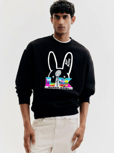Bad Bunny Super Bowl 2026 Shirt | Bad Bunny x NFL Super Bowl LIX Collab Logo Unisex T-Shirt, Sweatshirt & Hoodie