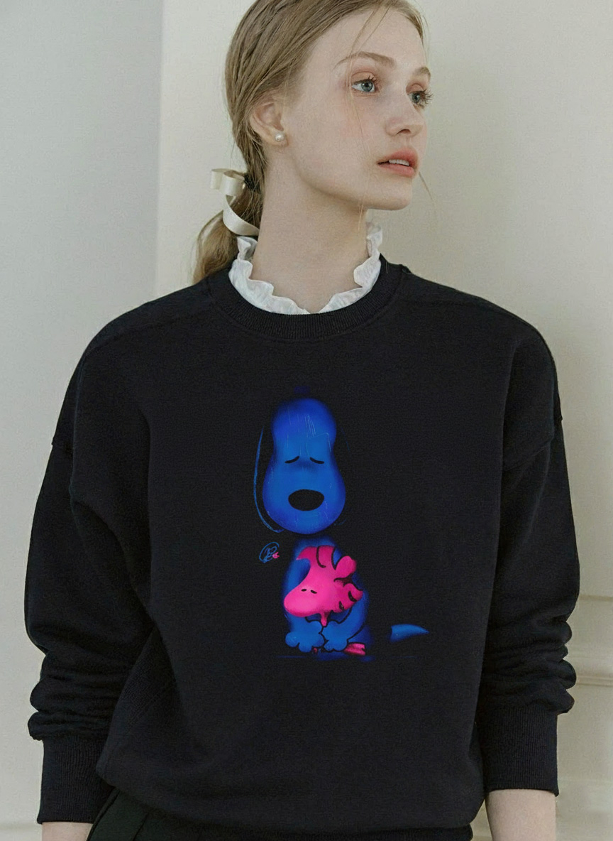 Snoopy x TV Girl Shirt | Snoopy Who Really Cares Shirt – Peanuts Sad Girl Aesthetic T-Shirt, Sweatshirt & Hoodie