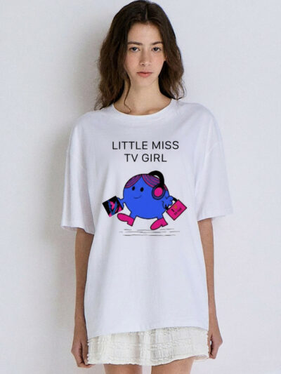 Little Miss TV Girl Shirt | I Love TV Girl Shirt – Who Really Cares Fan Girl T-Shirt, Sweatshirt & Hoodie