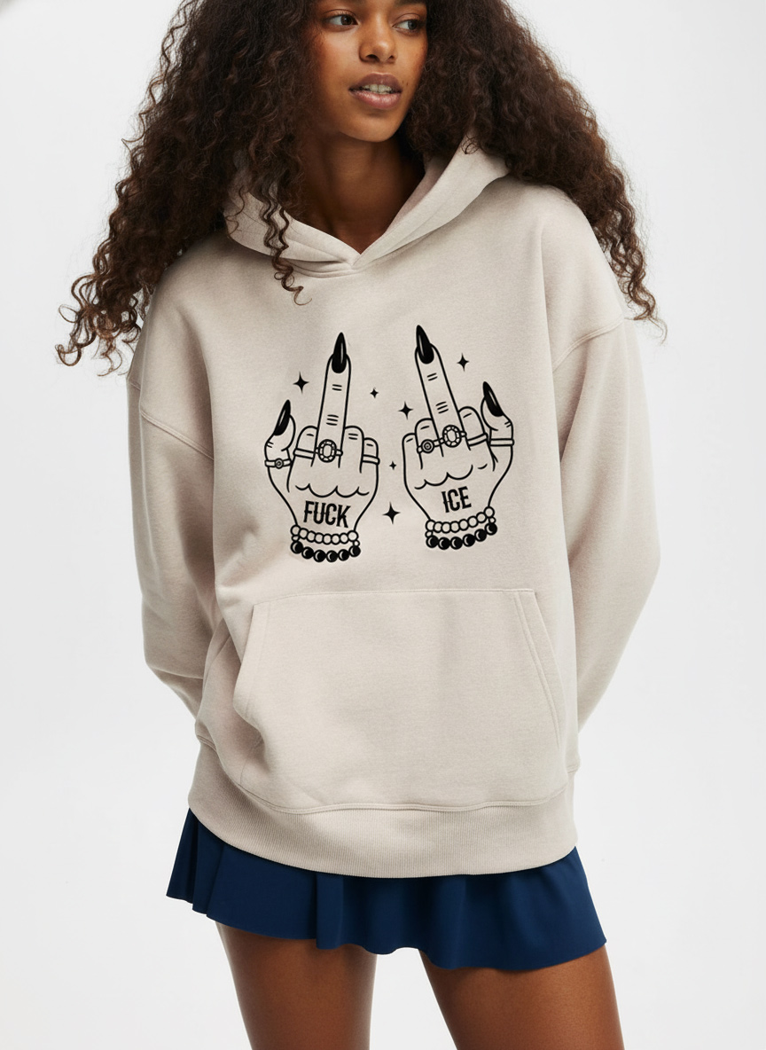 Fuck ICE Shirt | Abolish ICE Shirt for Women – Feminist Protest Graphic T-Shirt, Sweatshirt & Hoodie - Image 2